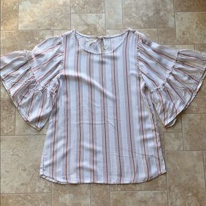 Ruffle Sleeve Shirt